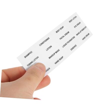 DOITOOL 30 pcs Adhesive Stickers Adhesive Labels Travel Stickers Shampoo and Conditioner Labels Makeup - Buy Online on GoSupps.com