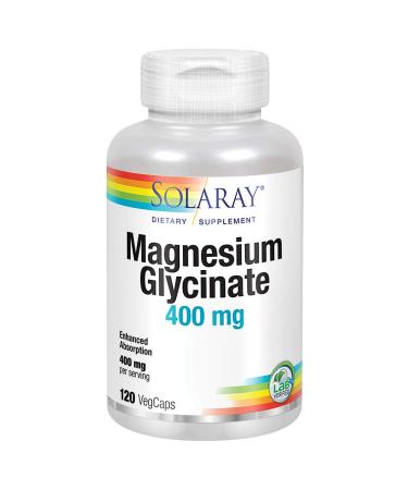 Solaray Magnesium Glycinate 400 mg 120 VegCaps