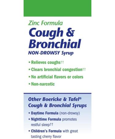 Nature's Way Boericke and Tafel Cough & Bronchial Syrup with Zinc - 8 Fl Oz | Natural Cough Relief - Buy Online on GoSupps.com