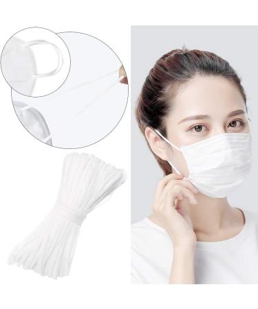 Generic 1/4 Inch White Elastic Bands - 50 Yards | Soft Ear Elastic Rope for Sewing & Crafting - Buy Online on GoSupps.com