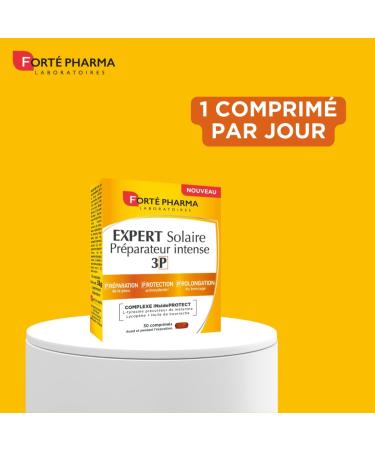 Fort Pharma - Expert Solaire Pr parateur Intense 3P - 3-en-1 Pr pare Prot ge et Prolonge - Antioxydant - S l nium L-Tyrosine Carot no des Cuivre Vitamines C et E - 60 Comprim s 1/jour - Buy Online on GoSupps.com