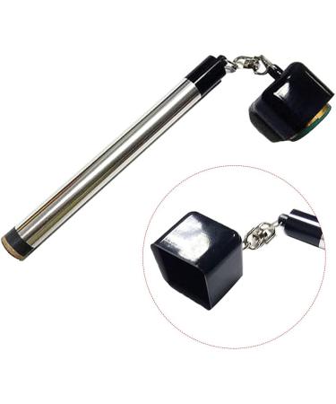 2 in 1 Pool Stick Chalk Holder Billiard Cue Tip Tool  5.3 inches Chalk Cover Cue Tip Pricker(Black) - Buy Online on GoSupps.com