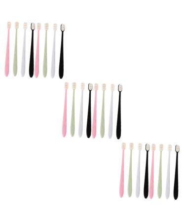 Minkissy 48 pieces toothbrushes for children large pack baby adult toothbrush puerperal toothbrush toothbrushes for adult mothers toothbrush pp aldult cleaning brush child