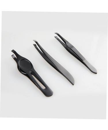 minkissy 1 Holly Headband Slant Tip Tweezers Ingrown Hair Tweezers Makeup Kits Women Eyebrow Tweezers Mini Slant Tweezer Facial Tool Blackhead Tweezers Willow Leaves Make up Miss 9x1cm Black - Buy Online on GoSupps.com