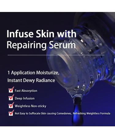 TRUU Advanced Skin Repair Copper Peptide Serum 34ML - Anti-Aging Skincare Hydrating & Repairing Serum for Glowing Skin - International Shipping Available - Buy Online on GoSupps.com