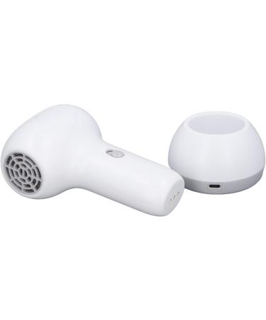 Hair Dryer Portable Mini Blow Dryer Quiet Small Hair Dryer Compact Hairdryer Low Noise Only 62db Hair Dryer Blower (White and Grey) - Buy Online on GoSupps.com
