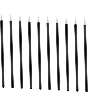 Mipcase 100pcs Makeup Brush Tools Liquid Makeup Cosmetics Brush Eye Shadow Eyelash Brush Disposable 10X0.5X0.5cm White - Buy Online on GoSupps.com