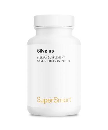Supersmart - Silyplus 360mg per Day (Patented) - with Silymarin Milk Thistle Supplement - Siliphos Phytosomes | Non-GMO & Gluten Free - 90 Vegetarian Capsules