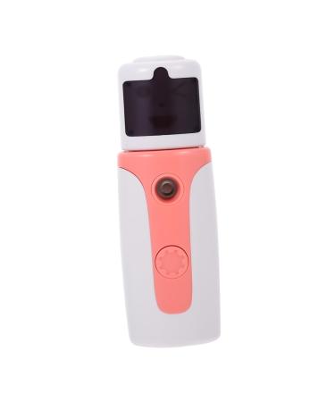 Beavorty 1 Set Hydrating Instrument Steamer for Face Nano Mist Sprayer Nano Facial Mister Facial Mister Steamer Portable Facial Mister Handy Mist Sprayer Abs Pink Face Sprayer Handheld Doll 10X3.3cm Pink
