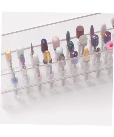 minkissy Nail Art Storage Box Magnetic Sockets Nail Bit Holder Plastic Container Nail Drills for Acrylic Nails Professional Nail Stuff Nail Tools Container Nail Drill Bit Holder Manicure - Buy Online on GoSupps.com