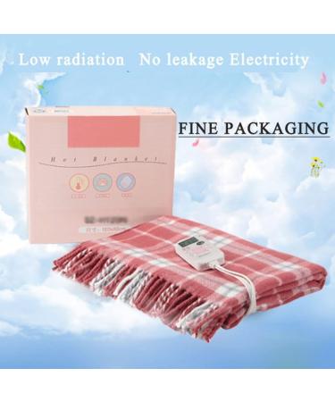 VNABO Fast Heating Electric Blanket - Intelligent Time-Controlled Cotton Warm Heating Throw | Perfect Winter Gifts - 2 Pack - Buy Online on GoSupps.com