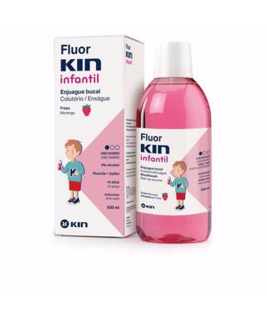 Fluor Kin Colut Inf Fresa 500ml