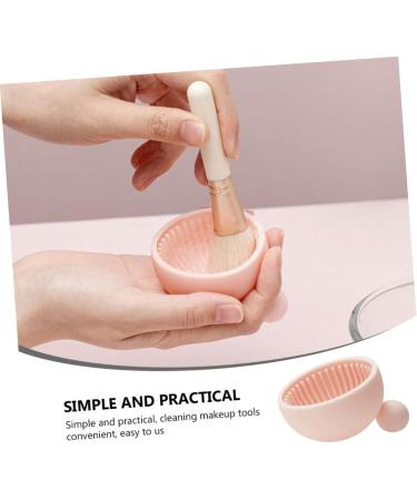Didiseaon Makeup Gadgets 1pc Silicone Scrub Pad Makeup Heightening Hair Pad Rub on Transfers for Crafts Make up Eye Patches for Adults Brush Cosmetic Tool Silica Gel Pink Clean Washer - Buy Online on GoSupps.com