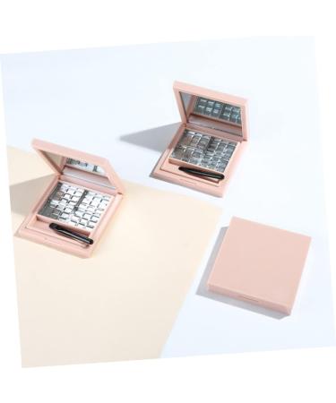 DRESSOOS 2pcs Empty Eyeshadow Dish Makeup Highlighter Empty Compact Eyeshadow Square Highlighters - Buy Online on GoSupps.com