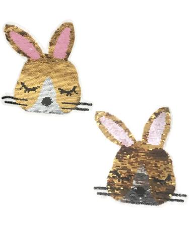 COHEALI 3pcs Fabric Patches for Clothes Applique Patches Cloth Paste Women's Clothing Rabbit Sequins As Shownx3pcs mediumx3pcs - Buy Online on GoSupps.com