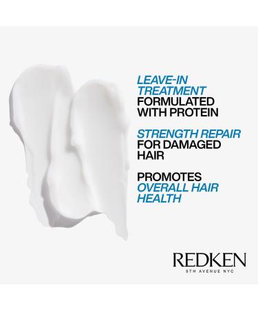 REDKEN - Heat Protecting Fortifying Treatment for Damaged & Brittle Hair - Repair & Strength - Infused with Plant Proteins & Tourmaline - Extreme - 250ml - Buy Online on GoSupps.com