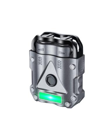 Multifunctional Mini USB Rechargeable Lighter Portable Rechargeable Novelty Lighter A Lighter That Can Shave Your Beard Unique Gift for Men (Space Gray)