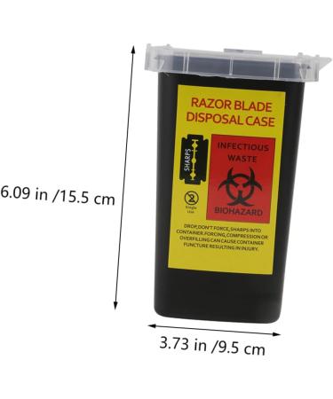 FRCOLOR 10 STK Blade Storage Box | Razor Funds Store & Cutter Movement Storage | Plastic Square Mussel Bowl for Business & Friseurfarf - Buy Online on GoSupps.com