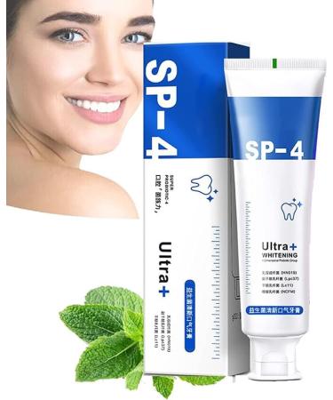 2 Piece SP-4 Whitening Toothpaste Breath Freshening Toothpaste Lightening and Stain Removal Toothpaste Whitening Toothpaste for Teeth (Blue - Fresh) - Buy Online on GoSupps.com