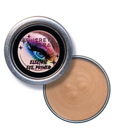 Concrete Minerals Eye Primer, Luxurious Silky-Soft Balm Formula, Longer-Lasting With No Creasing, Translucent Finish, 100% Vegan and Cruelty Free, Handmade in USA, 10 Grams (Electric)