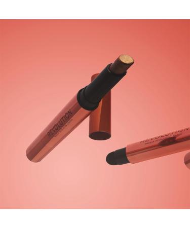 Makeup Revolution Lustre Wand Shadow Stick - Obsessed Bronze | Ultra-Pigmented Metallic Eyeshadow | Seamless Glide & Buildable Formula | International Shipping Available - Buy Online on GoSupps.com