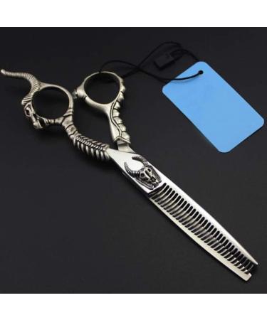 Retro Barber Scissors Luxury Hair Scissors Professional Barber Salon Scissors Professional Hairdressing Scissors Hair Scissors Set(Color:I Size:Flat Cut 6 inch) Flat cut 6 inch I - Buy Online on GoSupps.com