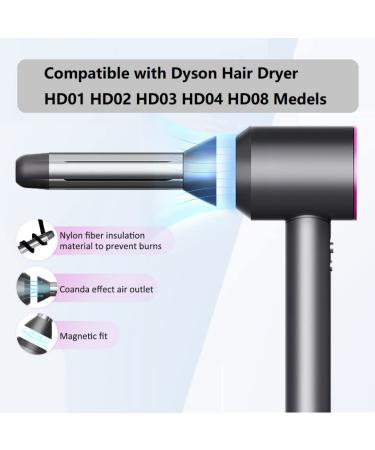 Updated Anti-Falling Hair Curler - Compatible with HD01 HD02 HD03 HD04 HD07 HD08 | Perfect for Hair Dryers | International Shipping Available - Buy Online on GoSupps.com