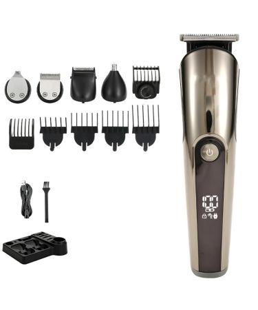 Pro Hair Clipper High-Power Gradual Fader Hair Salon Hair Clipper LCD Digital Display Hair Clipper