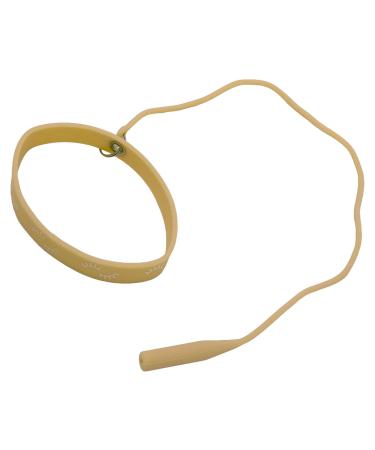 Lash Extension Tweezers Holder Bracelet Tweezer Protector Wrist Band Soft Elastic Replaceable String Lightweight Static Silicone for Salon (Yellow)