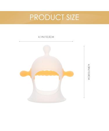 Toyvian Toddler Teething Toys 3-Pack - Baby Nursing and Silicone Wrist Toys in Yellow - 10.8x10.5x10.5cmx3pcs - Buy Online on GoSupps.com