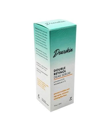Buy Dearskin Retinol Serum - 0.1% Retinaldehyde & 0.5% Pure Retinol | Anti-Aging Powerful Anti-Wrinkle Repair International Shipping - Buy Online on GoSupps.com