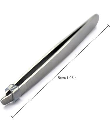 Premium Stainless Steel Eyebrow Tweezers | Precision Hair Removal with Beveled Tips - Multi-Purpose Face Tweezers - Buy Online on GoSupps.com