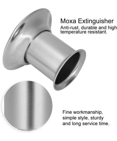 Moxa Stick Fire Extinguisher - Stainless Steel Moxibustion Roll Holder with Ash Catch & Stable Base | International Shipping - Buy Online on GoSupps.com