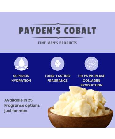 Payden's Cobalt Blue Woods For Men Scented Body Balm with Jojoba Oil 16 Oz (2 Pack) - Buy Online on GoSupps.com