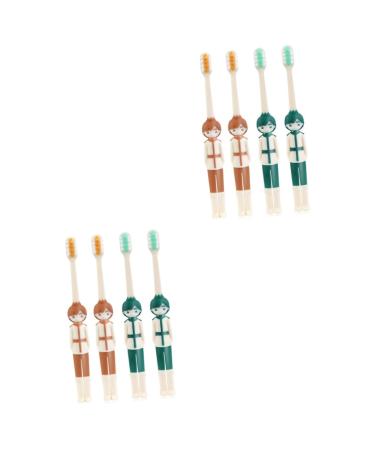 Healeved 8 STK children's toothbrush travel toothbrush for children tooth cleaning tools travel children toothbrush toddler pp products for children travel daily use