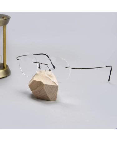 Eyekepper Titanium Rimless Round Reading Glasses - Gunmetal 2.75x Circle Readers for Men & Women - International Shipping Available - Buy Online on GoSupps.com