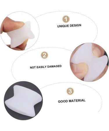Minkissy 5 Pairs Hallux Pads | Big Separation Varus & Overlapping Pad Straighteners for Bunion Relief - International Shipping Available - Buy Online on GoSupps.com