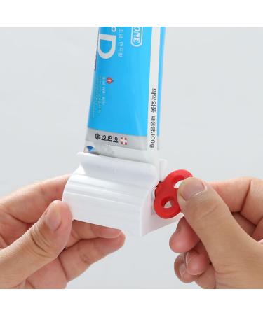 YSTrillion Toothpaste Squeezer - 6 Pack Tube Squeezer for Toothpaste & Hand Cream | Bathroom Accessories - Red Blue Green - Buy Online on GoSupps.com