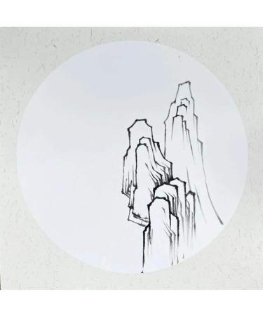 Hmay Pre-Mounted Soft Shikishi with Jingxian Semi-Sized Xuan Paper - 10 Sheets for Sumie Painting and Brush Calligraphy - Square 33cm - Buy Online on GoSupps.com
