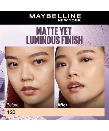 May_belline'e Ne"w Yorkk Super Stay Lumi Matte Liquid Foundation 30 HR Long Lasting yet Lightweight 120 35ml - Buy Online on GoSupps.com