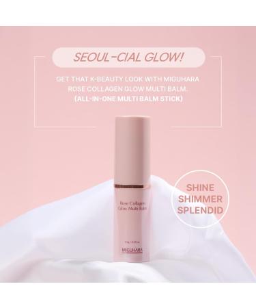 Rose Collagen Glow Multi Balm - Korean All-in-One Hydrating Balm Stick (10g) for Radiant Skin - Buy Online on GoSupps.com