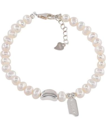 Kuaiyiju Love Trailer Bracelets - Handmade Heart Pearl Jewelry Stylish Baroque Hand Chains & Accessories for New Year's Gifts - Buy Online on GoSupps.com