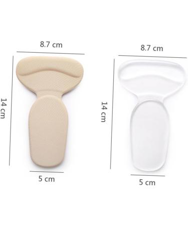 NOLITOY Shoe Inserts - 5 Pairs Transparent Heel Pads & Grips for Ultimate Comfort & Protection - International Shipping Available - Buy Online on GoSupps.com