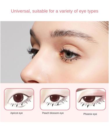 Tdkfdswdoa Women Eyelash Stamps Tool Eye Makeup Tool DIY Lower Lashes Extensions Natural Look for Make Up Beginner False Eyelash Pink - Buy Online on GoSupps.com