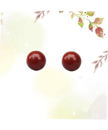 Minkissy 2-Piece Baoding Balls | Chinese Stress & Exercise Balls | Wooden Handcrafted Muscle Stretch Balls (6cm) - Shop Internationally! - Buy Online on GoSupps.com