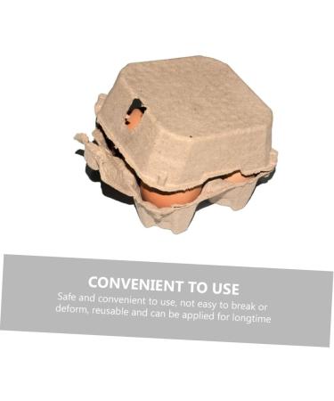 Zerodeko Boxes 10pcs Kraft Paper Pulp Egg Tray Egg Carton Packing Box Household Cartons - Buy Online on GoSupps.com