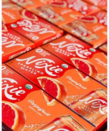 Nixie Organic Grapefruit Sparkling Water 12 Fl Oz - 8 Pack | Refreshing & Bubbly - Buy Online on GoSupps.com