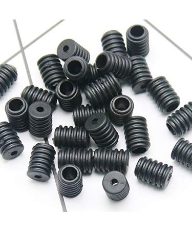 100 PCS Black White Silicone Cord Locks Toggles Lanyard for Drawstrings - Adjustable Buckle Elastic Cord Adjuster for Masks - Non Slip Stopper for Adults & Children - Buy Online on GoSupps.com
