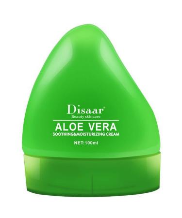 DISAAR Beauty 99% Aloe Vera Soothing Moisturizing Face Cream After Sun Repair Oil Control Acne 100ml/3.38fl.oz