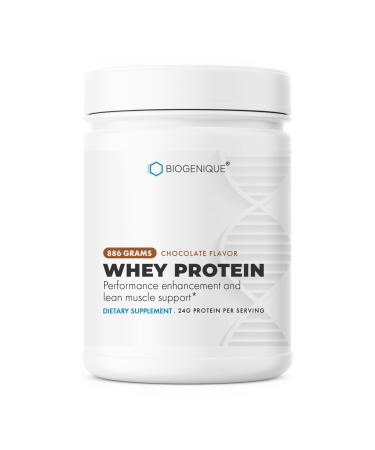 Whey Protein Powder Chocolate 24g Whey Protein Isolate & Concentrate Performance enhancement & Lean Muscle Support Made in USA - Non-GMO Gluten Free